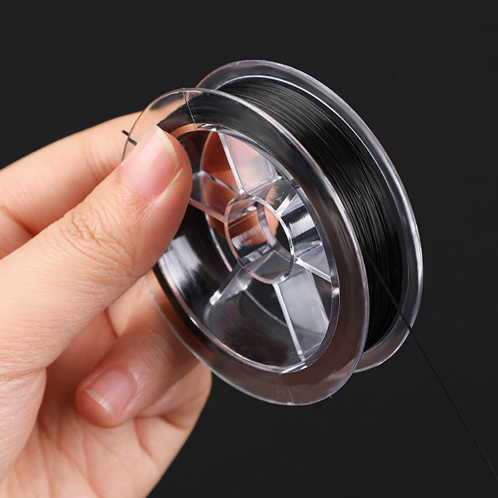 STOBOK 20-Piece Bobbin Set, Perfect for Spooling Thread, Fishing Line, Sewing Thread, and Organizing, Clear Plastic, Durable Sewing Tools