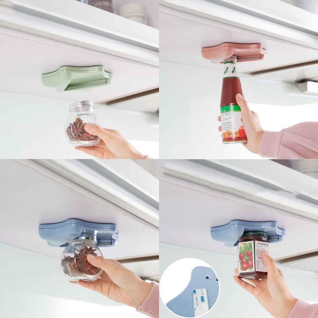 Wall Mounted Spiral Bottle Opener Antislip Kitchen Multifunction Openers Can