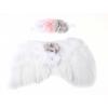 New Baby Angel Wing Set, Children's Photo Props, Wing Headband, Feather Rhinestone Set.