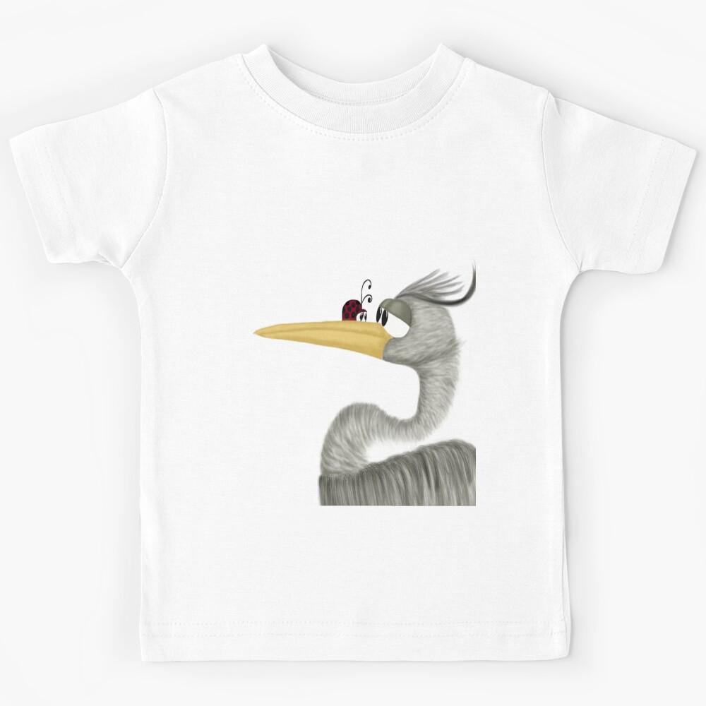 Herb The Heron And The Ladybug Kids T-Shirt 160