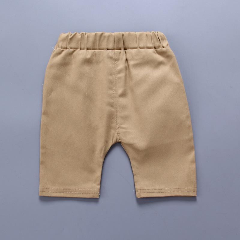 Set de vară pentru copii din două piese: Cămașă cu mânecă scurtă și pantaloni scurți pentru băieți