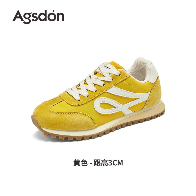 Augustine Pink Ballet Training Shoes Women's 2025 New Autumn Flat Baseplate Shoes Sports and Leisure Forrest Gump Shoes