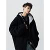 QOTRIOCK Heavyweight Loose Fit Zip-Up Hoodie