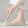 Ice Silk Boat Socks for Women's Summer, Thin Anti-slip and Non-slip-off, Cotton Sole, Summer Shallow Mouth Invisible Socks