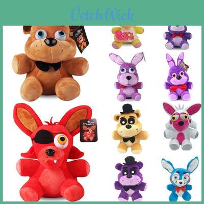 Fnaf Five Nights At Freddy's Amigos Brinquedo de Pelúcia Macio Presente 18/25cm Amarelo Castanho Roxo Azul Vermelho Branco
