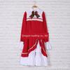 Fashion Turtleneck Flare Sleeve Color-Blocking Bow Lolita Dresses Women's Lolita Dress Women.