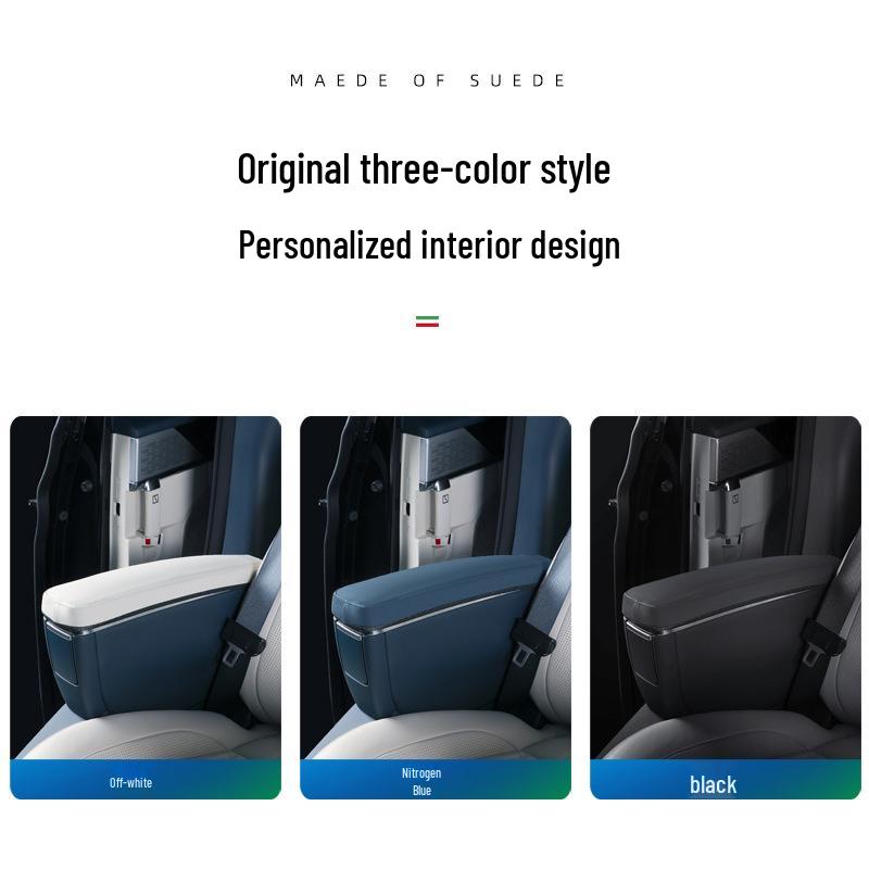 Zeekr 009 Leather Armrest & Aisle Protection Cover for Second Row - Car Interior Upgrade Accessory