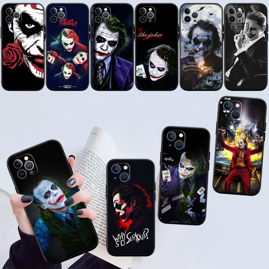 RE40 Joker New High-End Shell Phone Case for iPhone 16 15 14 13 12 Pro Max Plus Mini