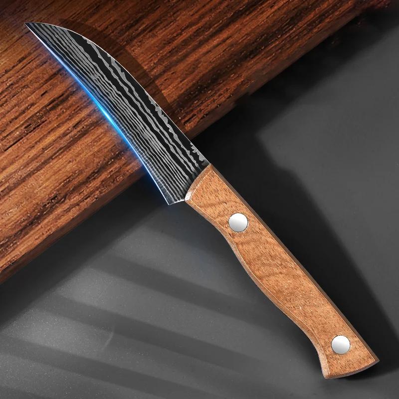 

Нож для фруктов из нержавеющей стали с рукояткой из искусственного дерева, кухонный нож для суши, коммерческий нож для сашими, вода для нарезки рыбного филе