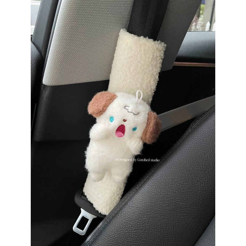 

Wow, Cute Puppy Car Seatbelt Shoulder Pad, Car Accessories, Car Interior, Car Shoulder Pad Gift Wow Puppy Shoulder Pads