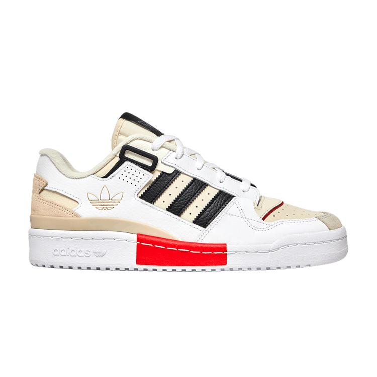 adidas Forum Exhibit Low White Vivid Red 35.5