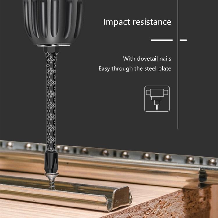 High Hardness PH2 Magnetic Screwdriver Bit not  Slip Screwdriver Bit Easy to Carrt for Efficient Power Drilling 150mm