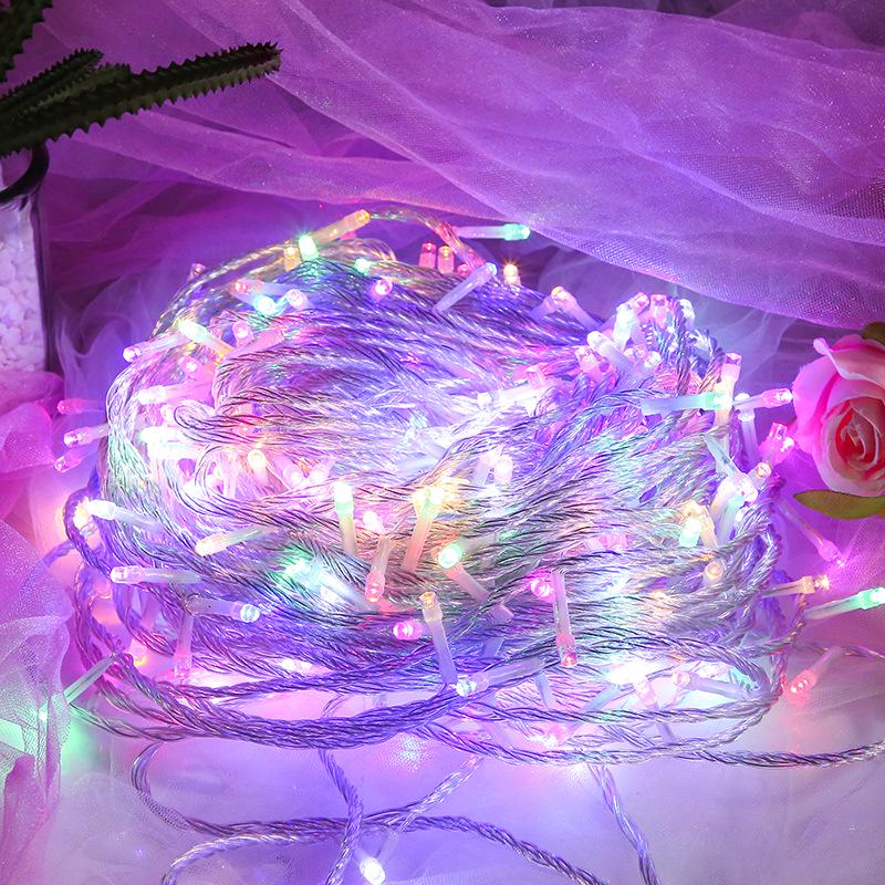 LED Starlight Colored String Lights - Waterproof Outdoor Holiday, Wedding & Night Market Decoration