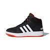 adidas Hoops 2.0 Mid Negro Rojo Alta Resolución Niños B75743