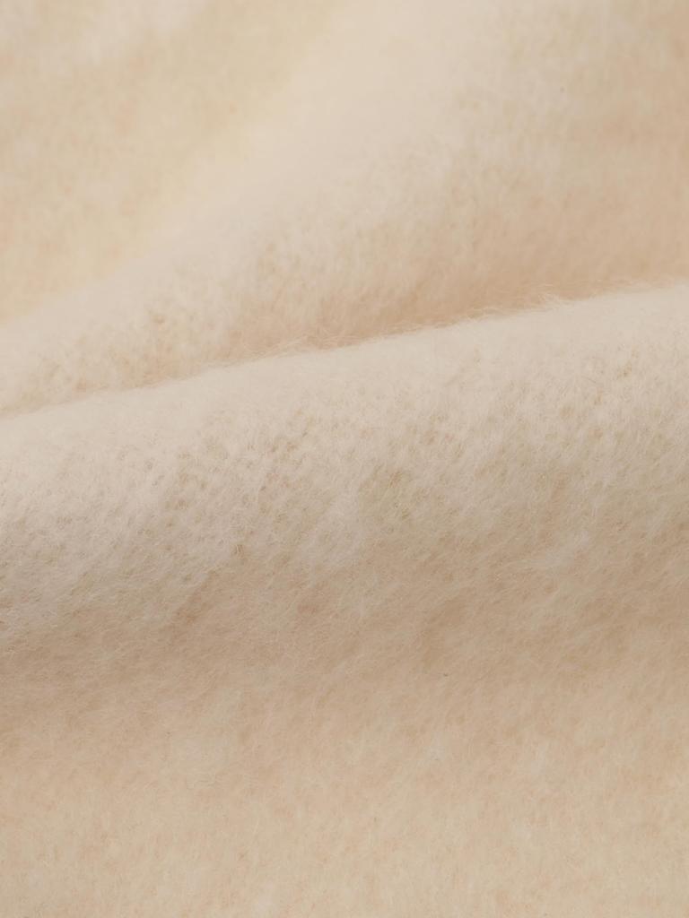 [Maison De Fleur] Apparel Fringe Stole for Women, Ivory