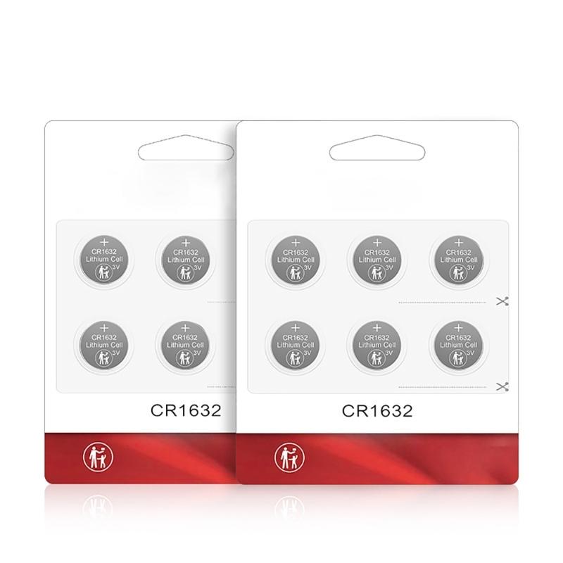 6Pcs Original CR1632 CR1632 Button Batteries Cell Coin Lithium Battery For Watch Electronic Toy