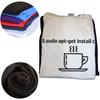 Funny UTER Programmer Code Sudo Get Install Coffee Graphic T-shirt Men Fashion Casual Tshirt 100% Cotton Loose Oversized T Shirt
