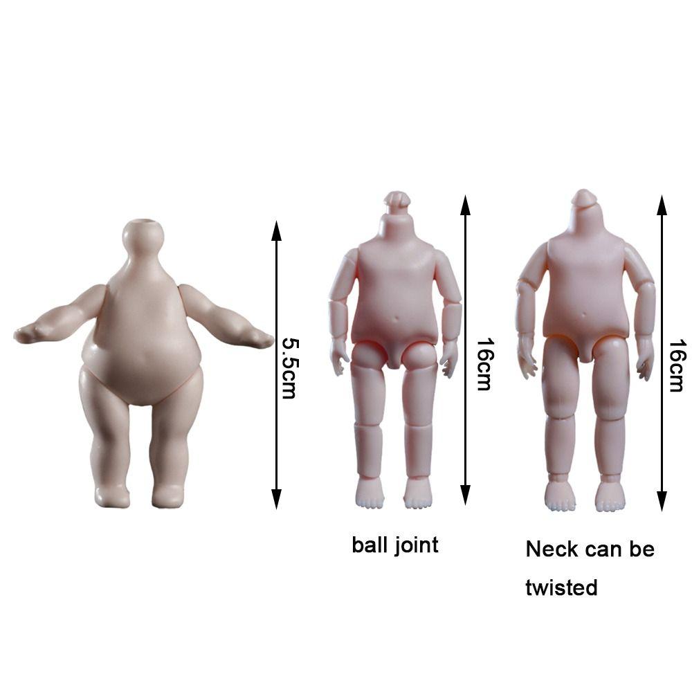 White Skin 1/12 Action Figure Body 6 Inch Jointed Dolls  For Children Birthday Gifts