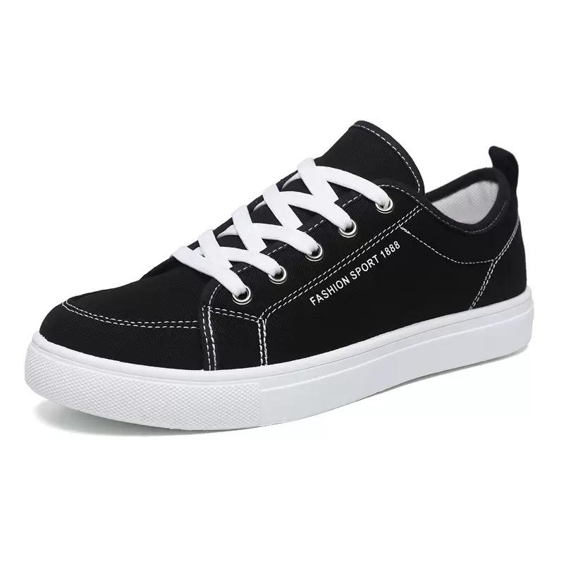2025 New Men's Plus Size Sports Board Shoes, Fashionable Lace Up Casual Canvas Shoes, Versatile and Lightweight Single Shoes