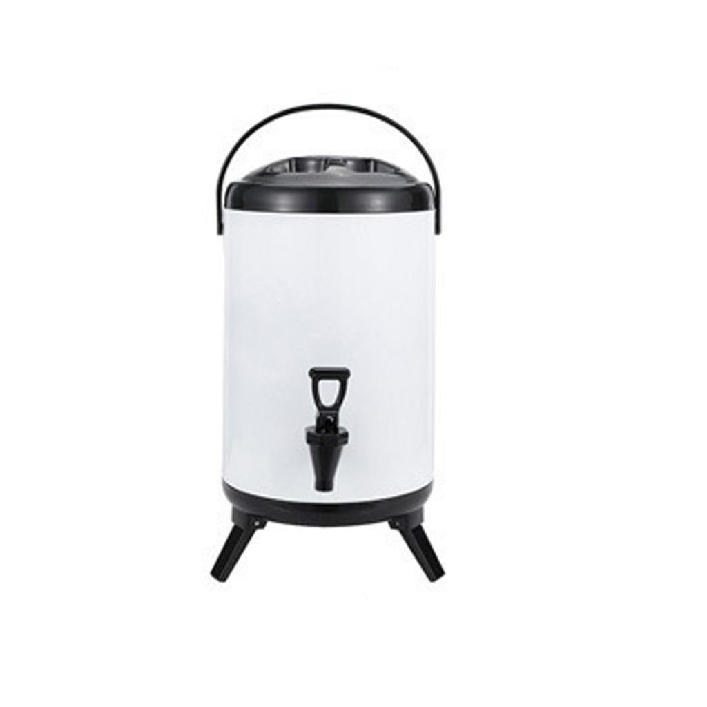 Isolierter Heiß- und Kaltgetränkespender Eimer Edelstahl Getränkespender mit Zapfhahn für