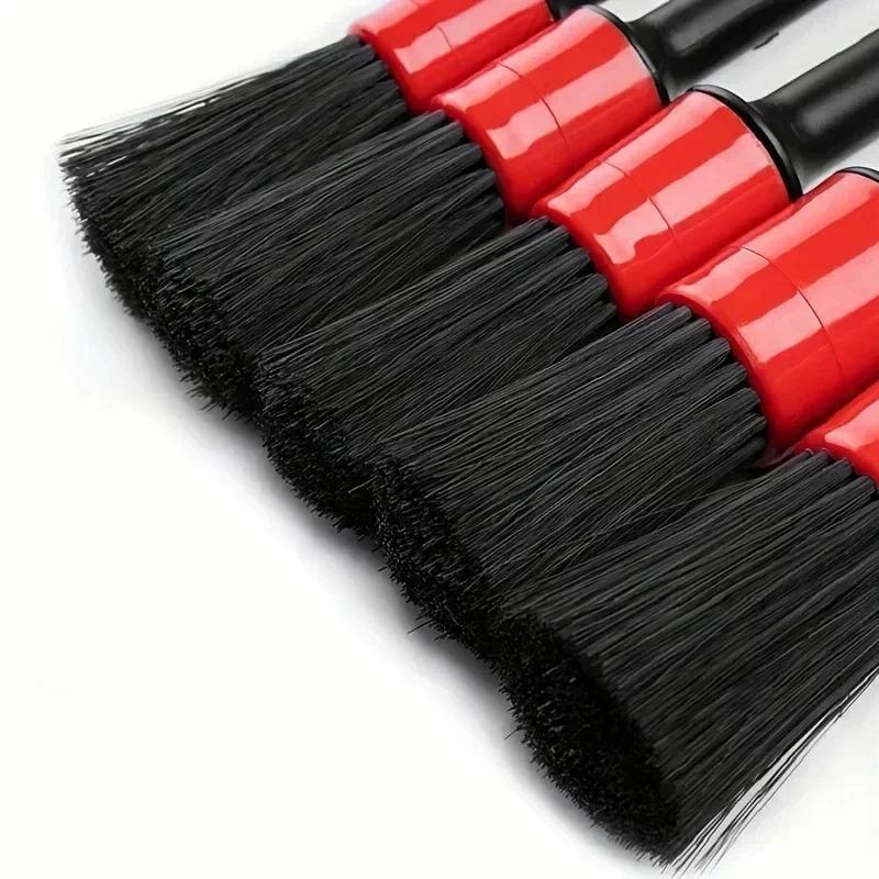 Car Wash Care Detailing Brush Set,for Cleaning Wheels, Dashboards, Vents and more,Car Cleaning Brushes, Car Accessories