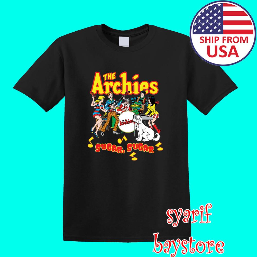 The Archies Sugar Sugar Men#039;s Black Size S to 5XL Unisex T-Shirt S