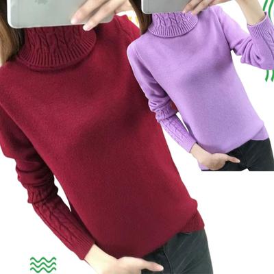Damen Rollkragenpullover Herbst Winter Pullover Damen Langarm Strickpullover Damen Pullover und Pullover Damen Pullover Trikot Tops