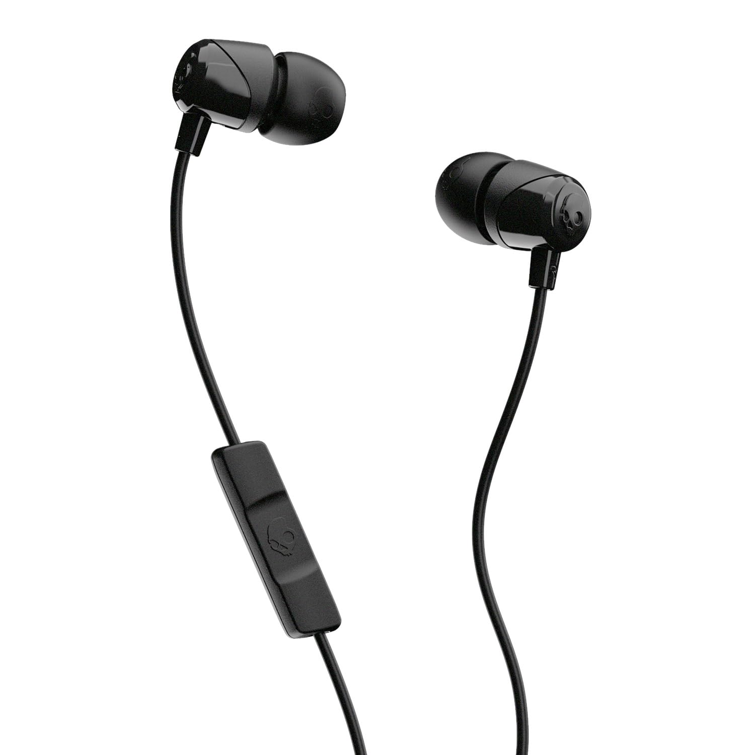 

SkullCandy JIB Black с управлением и микрофоном, канальные наушники S2DUYK-343 [совместимы с пультом ДУ] чёрный
