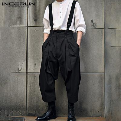 Men Suspenders Jumpsuits Dungarees Overalls Pants