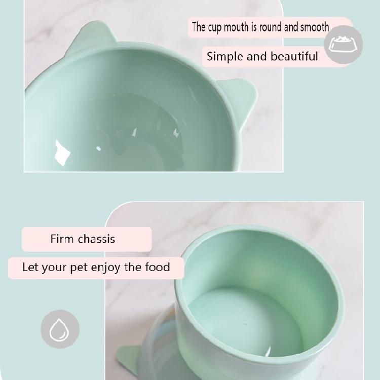 Raised Cats Food Bowls with Stand Cats Dish for Food or Water Tilted Feedi