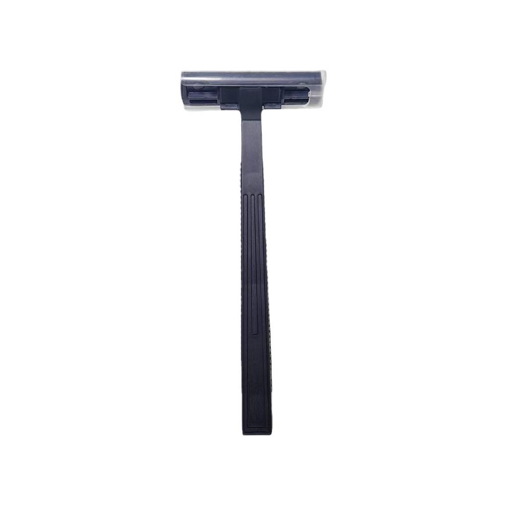 Double-Layer Carbon Steel Blade Disposable Razor for Hotel Bathrooms