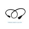 2-Piece Luggage Rack Hanging Rope for Renault Clio 3