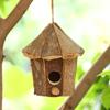 Hummingbird Cage House Outdoor Cage Nest Box Nest Cage Standing Hideouts Hummingbird Toy for Small Bird