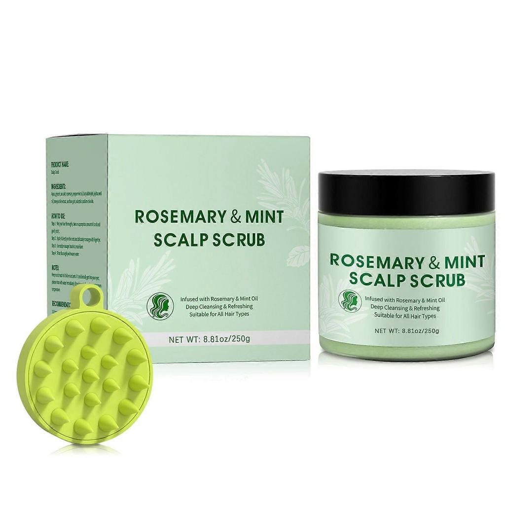 Rosemary Hydrating, Nourishing, Softening, Care, Moisturizing, Strengthening Hair Scrub Set 1