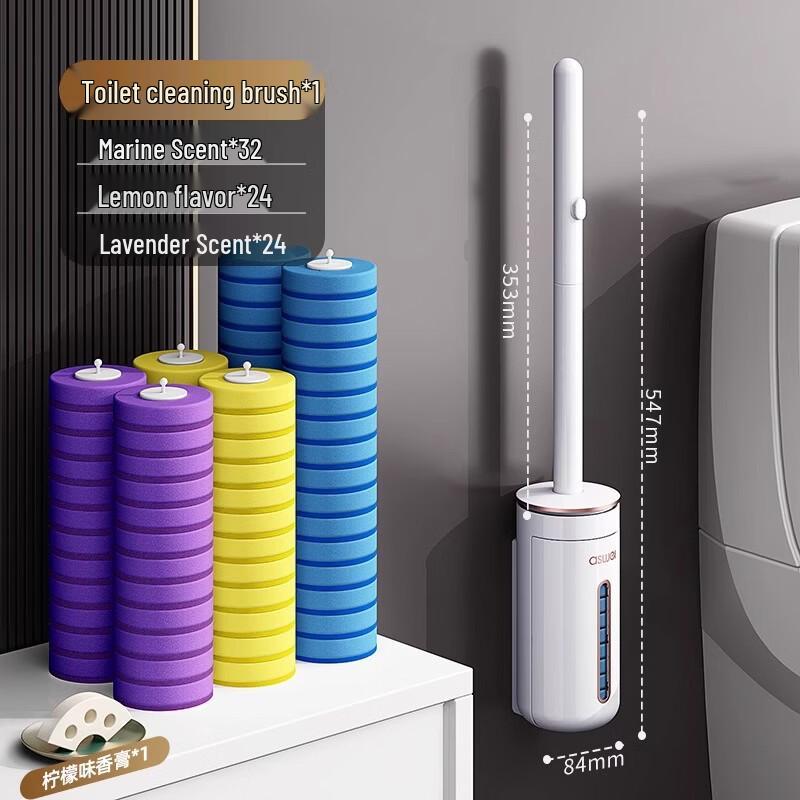 Xihe Wall-Mounted Disposable Toilet Brush Set