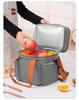 Large Capacity Insulated Picnic Bag - Double-layer, Leak-proof PEVA Lunch Box Cooler