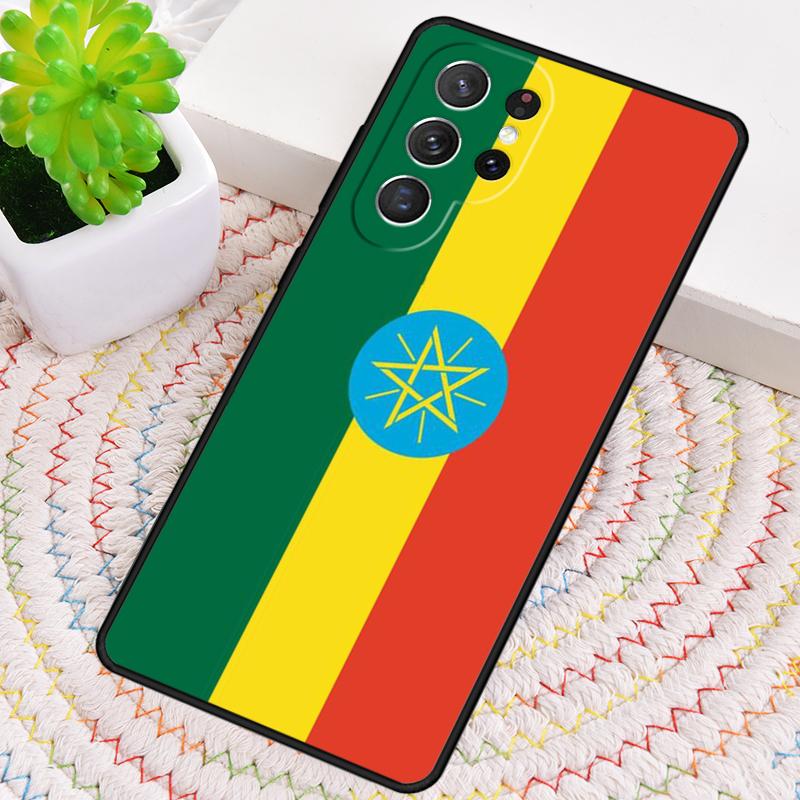 Ethiopia Flag Phone Case for Samsung Galaxy note 10 pro S26 Ultra S23 S24 FE S25 S21 S22 PLUS shockproof Cove