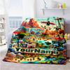 Roblox 248 Customize Text Blanket Throw Customizable Blanket Durable Comfort Versatile for Office Chair Chair Living Room Home Decor