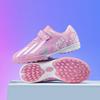 New Velcro Children's Football Shoes Boys and Girls Primary School Students Broken Nail Sneakers Artificial Grass Game Training Shoes