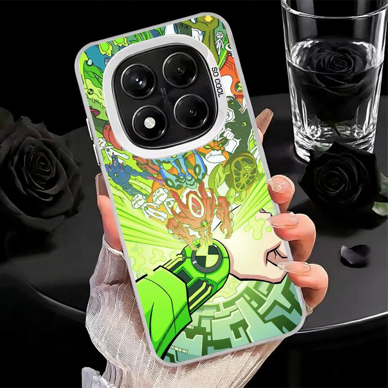 Cartoon Ben 10 Soft Phone Case for Xiaomi Redmi Note 13 14 15 Pro Plus 12S 12 11S 11 11T 10S 10 Shockproof Cover Back Shell