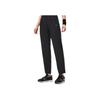 Li Ning Fitness Series Einfarbige High Waist Straight Leg Freizeithose Damenhose Schwarz AYKT642-3