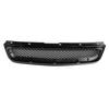Front Hood Bumper Grille Intake Mesh ABS Black Grill Fits for Honda Civic 1999 2000