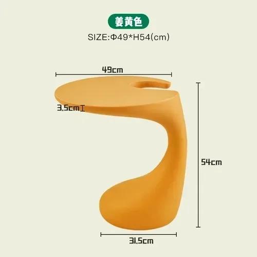 Unique Coffee Table Home Ornament Portable Modern Coffee Table Bedroom Nordic Round Korean Luxury Circle Mesa Centro Room