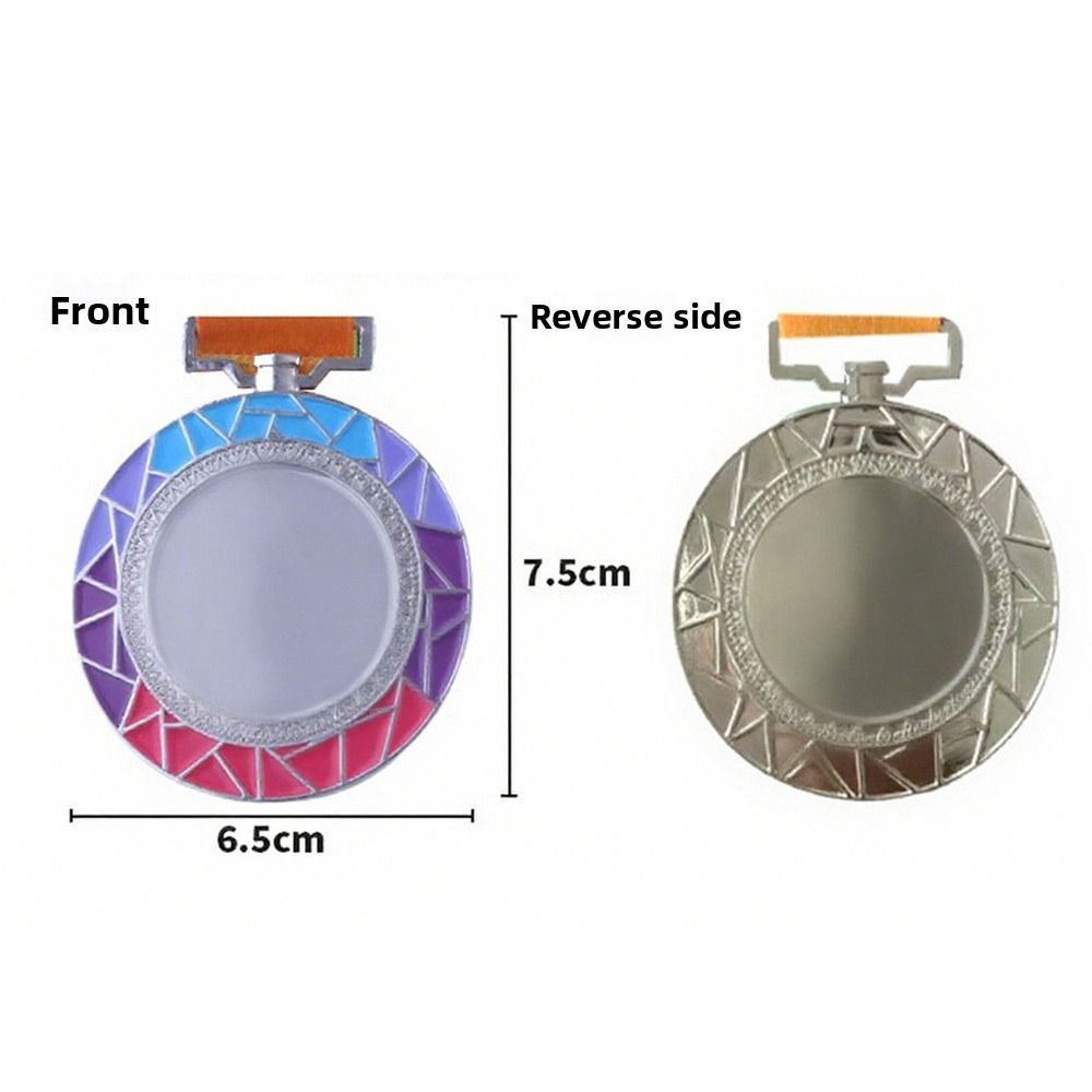 Gold Silver Bronze School Sports Meet Medals 6.5cm Children's Medals  School Sports Meet