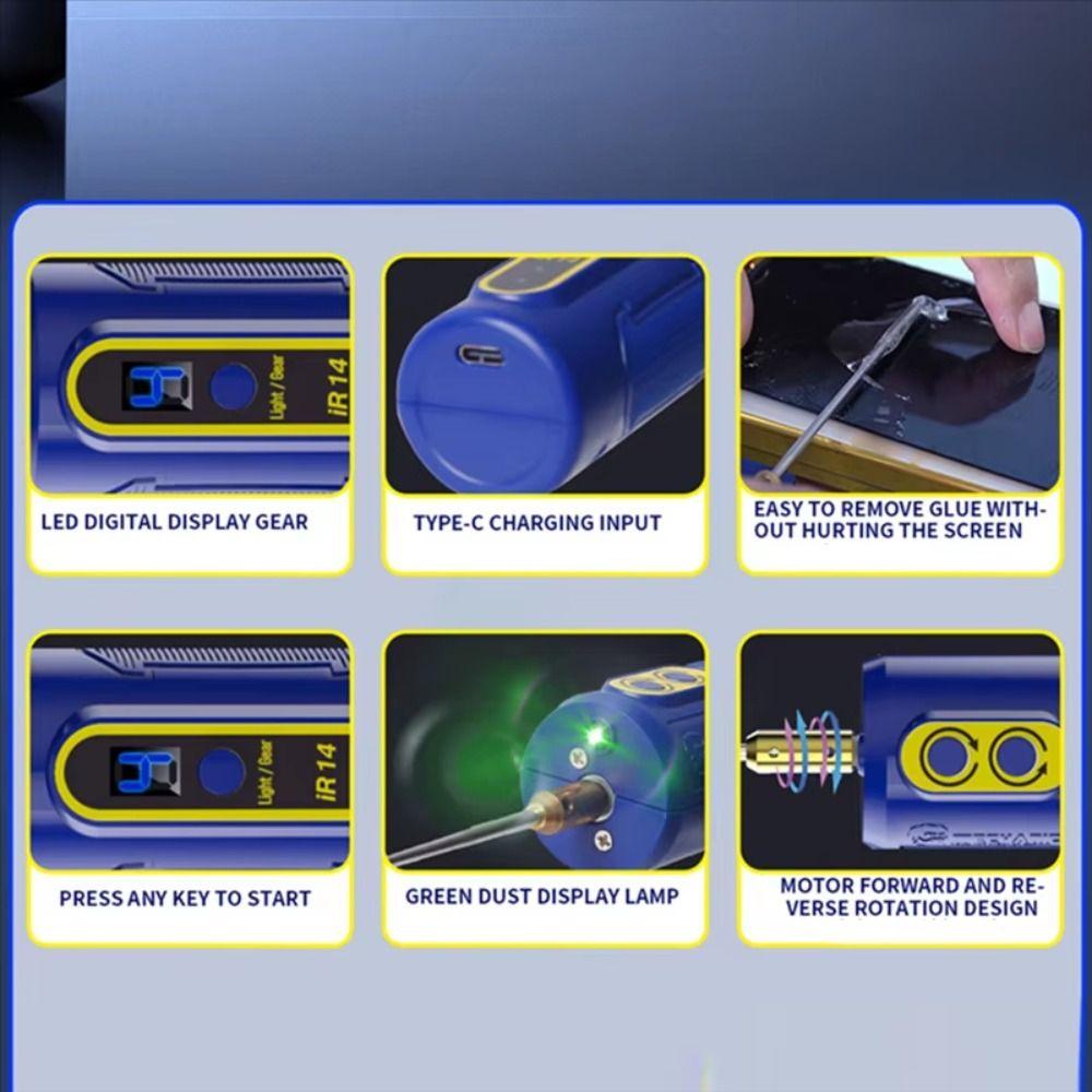 LED Display Electric OCA Glue Remover Electric Tool Dust Removal Pen Phone Screen Repair