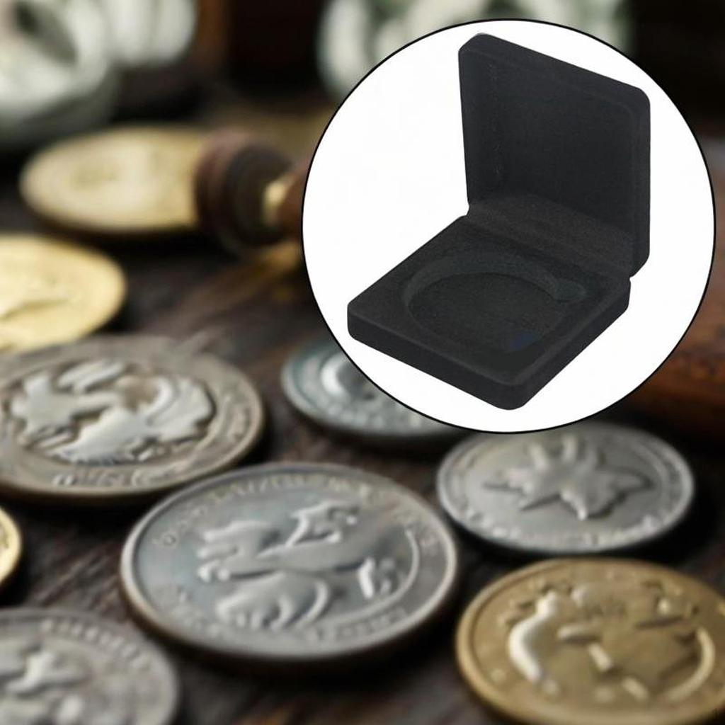 Presentation Display Box Collectors Gifts Collection Case Storage for Pins Exhibitions