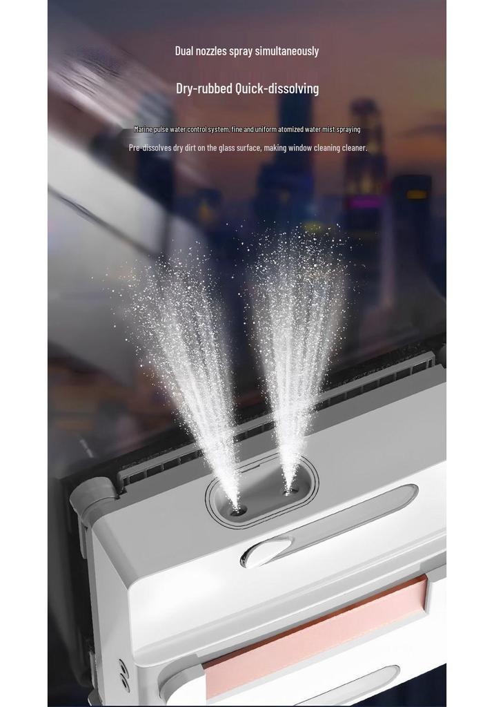 2025 Electric Glass Window Cleaning Robot with 4 Water Sprays - Automatic High-rise Household Tool