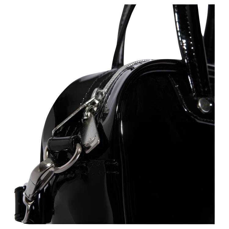 New Adidas Adicolor PU Bowling Bag, Handbag Mini Unisex Black JX0247