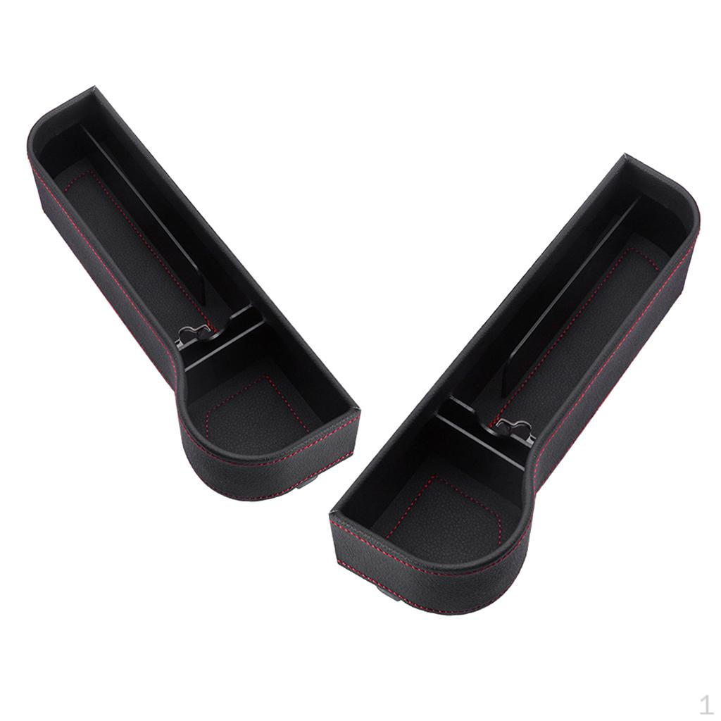 

Черный автомобильный консольный органайзер для хранения щелей, держатель, аксессуар