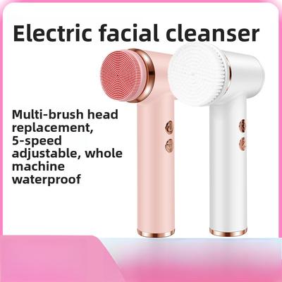 Nuevo Cepillo Limpiador Eléctrico Artefacto Silicona Poros Limpiador Facial Belleza Masaje Limpiador Facial